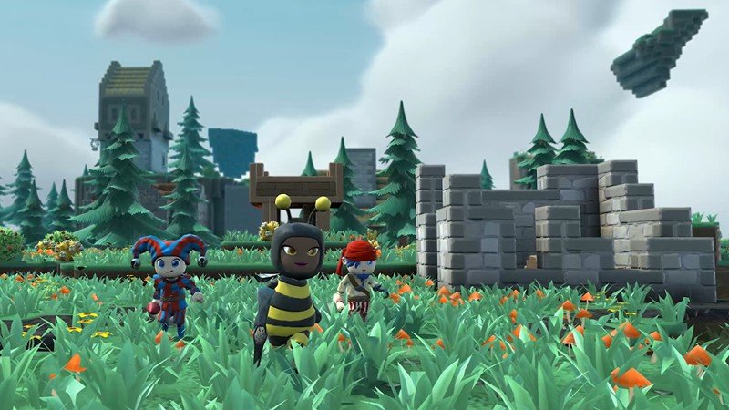 「Portal Knights」このゲームは最大4人でのマルチプレイが可能となっている