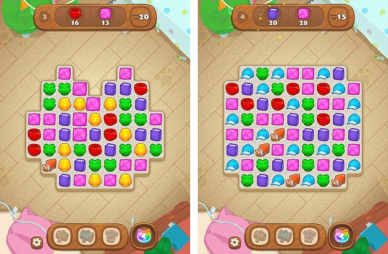 徐々に難易度がアップする『マジンマンション』のパズルパート