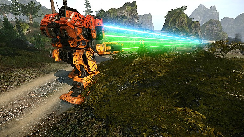 驚異のグラフィックが魅力の『MechWarrior Online Solaris 7』