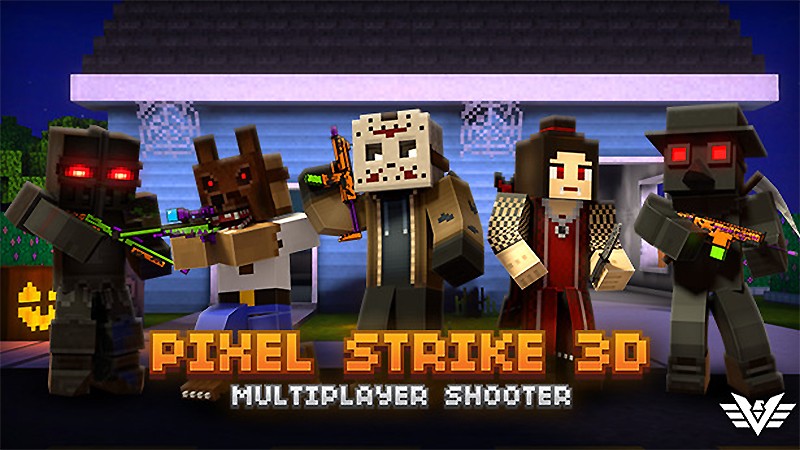 Pixel Strike 3D】マイクラの世界でバトル！ピクセルキャラたちが戦うおすすめFPS｜オンラインゲームズーム