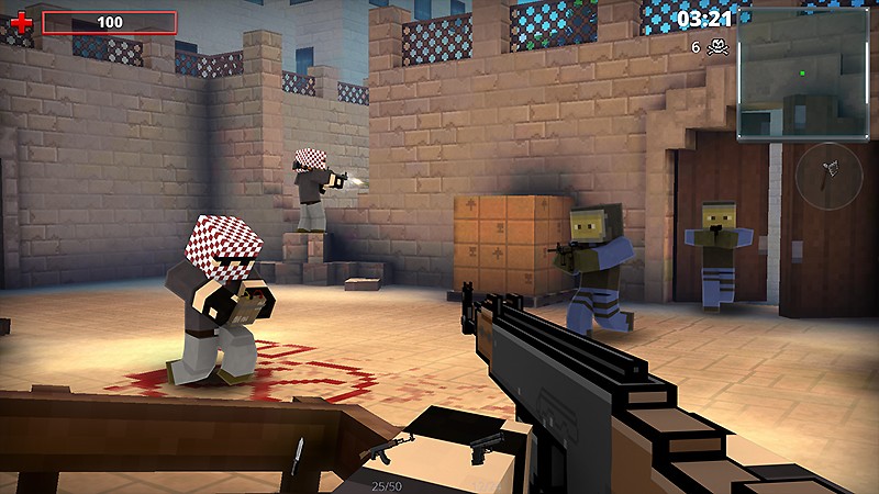 Pixel Strike 3d マイクラの世界でバトル ピクセルキャラたちが戦うおすすめfps オンラインゲームズーム