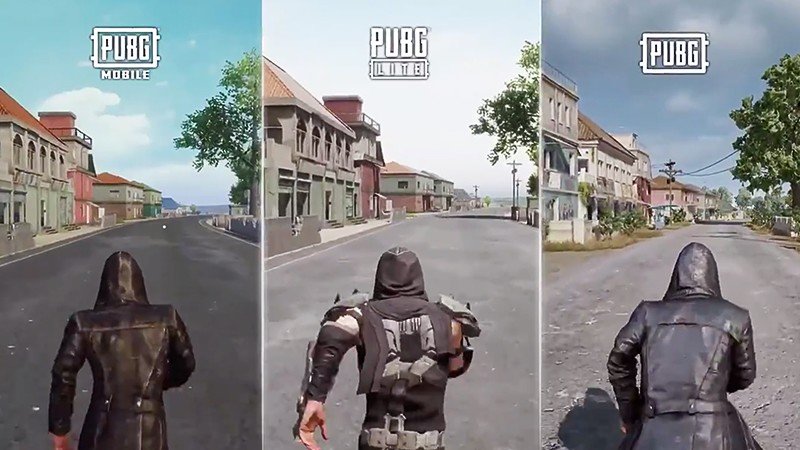 『PUBG LITE』のグラフィック比較