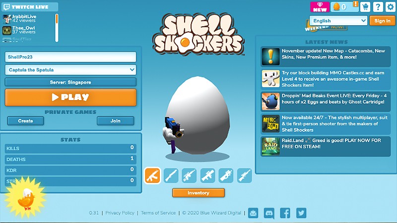 Shell Shockers 世界4000万人が遊ぶタマゴたちのfpsバトルを基本無料でプレイ オンラインゲームズーム