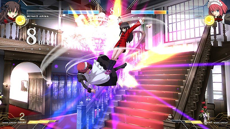 新システムを実装している『MELTY BLOOD: TYPE LUMINA』