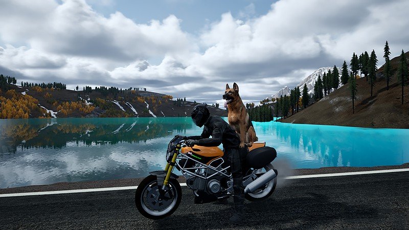 早期アクセス版の『Motorcycle Travel Simulator』