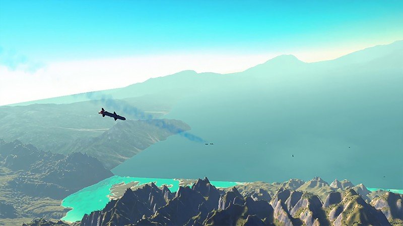 ゲーム的な面白さを持つ『Mount Wingsuit 2』